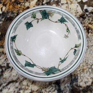 Noritake Keltcraft Ivy Lane Green Irish cereal/soup bowls set of 4
